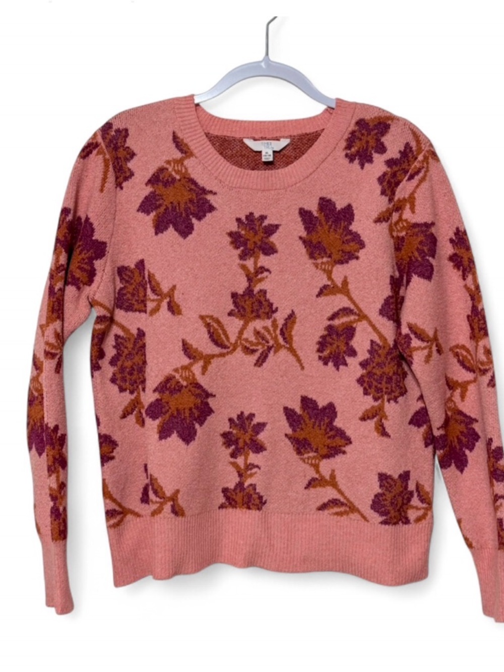 Time and Tru Floral Sweater